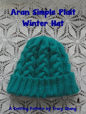 cover image of Aran Simple Plait Winter Hat